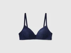 Stretch lace push up bra