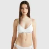 Stretch organic cotton bra