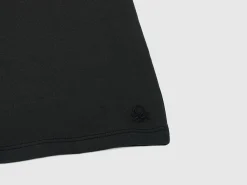 Stretch t-shirt with high neck