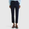 Stretch velvet chinos