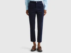Stretch velvet chinos