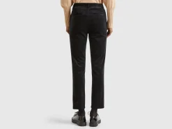 Stretch velvet chinos