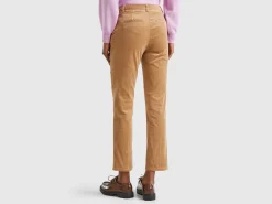 Stretch velvet chinos