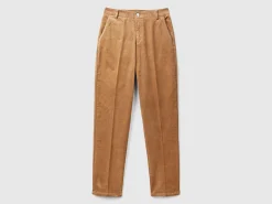 Stretch velvet chinos
