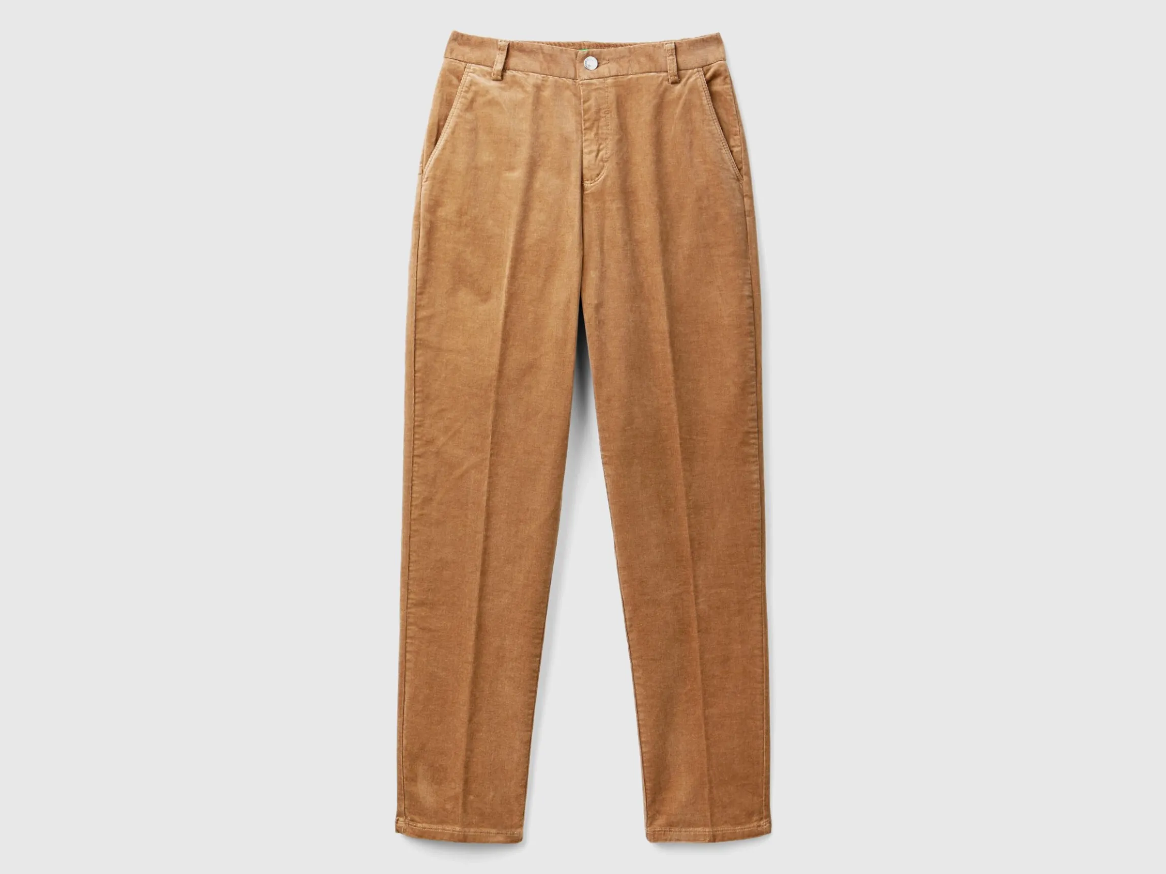 Stretch velvet chinos