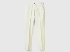 Stretch velvet chinos