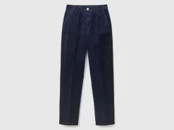 Stretch velvet chinos