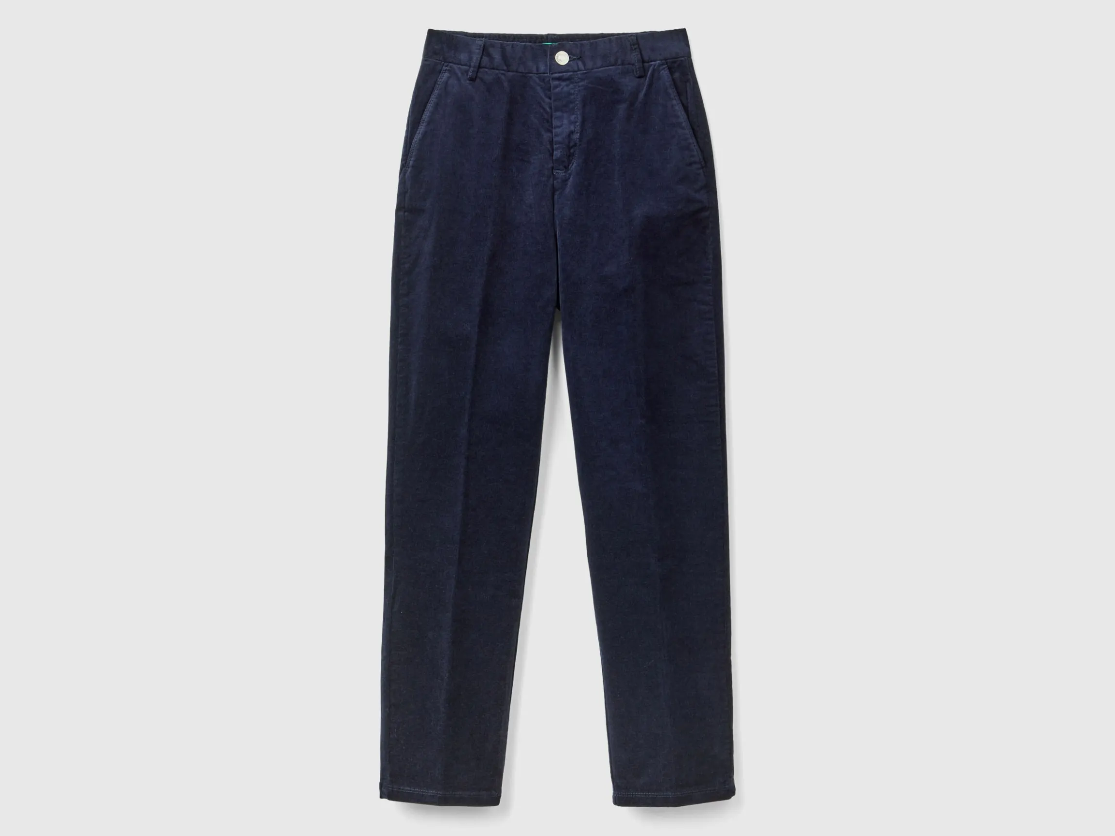 Stretch velvet chinos