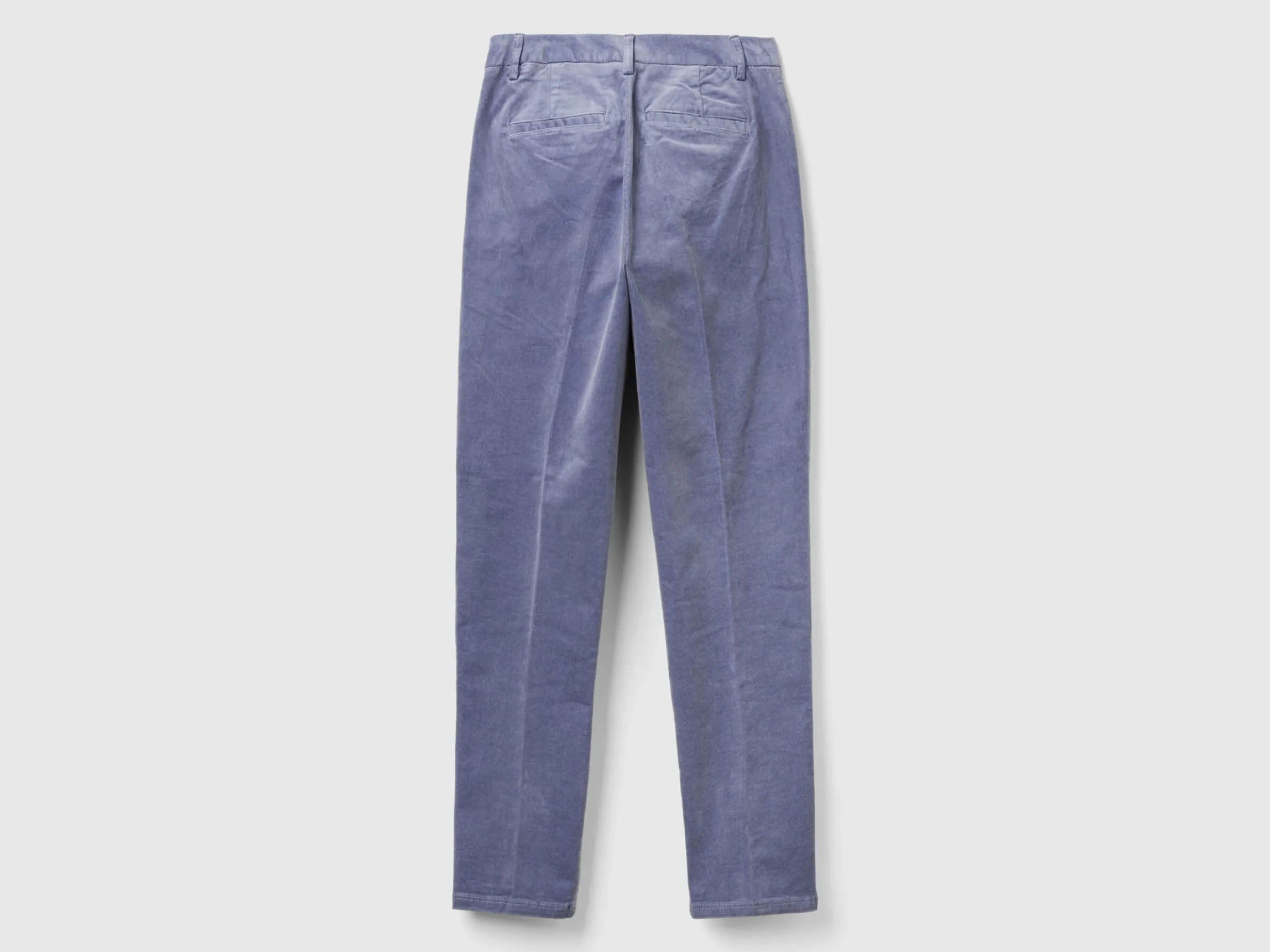 Stretch velvet chinos