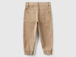 Stretch velvet trousers