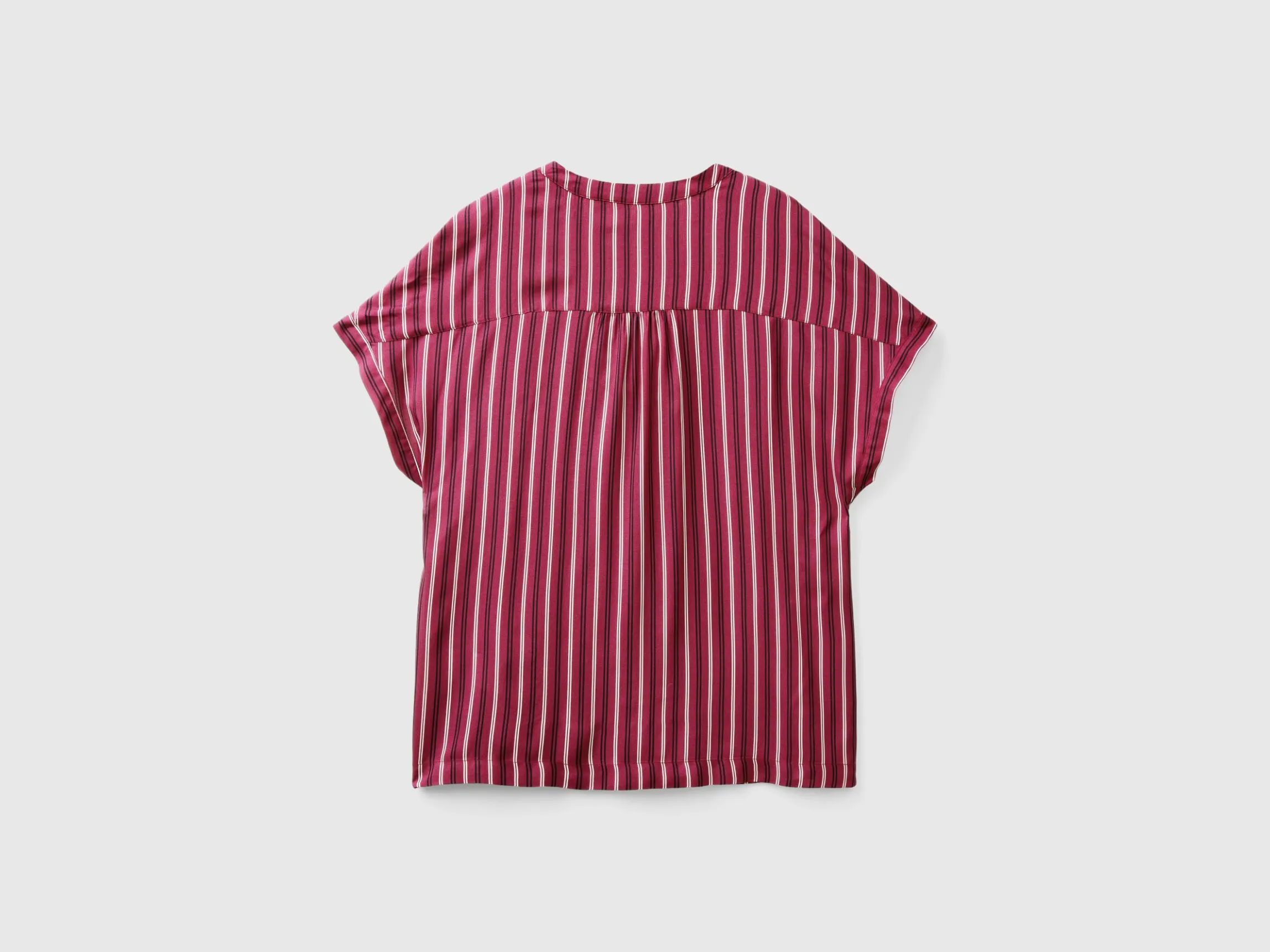 Striped blouse in pure viscose