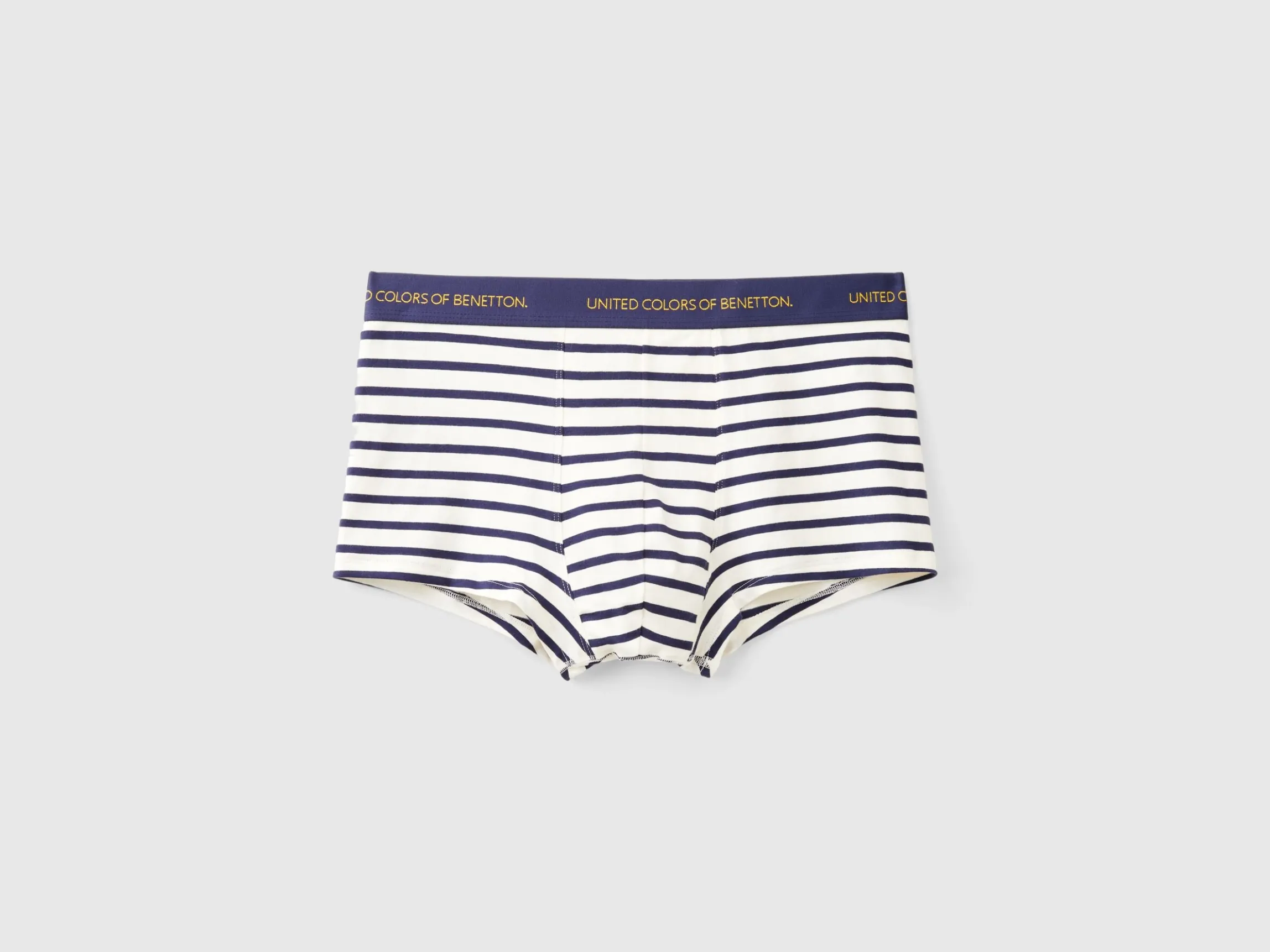Striped boxers in stretch organic cotton
