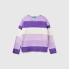 Striped boxy fit sweater