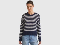 Striped boxy fit sweater