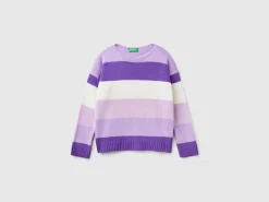 Striped boxy fit sweater