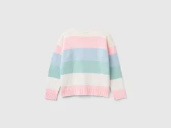 Striped boxy fit sweater