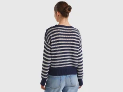 Striped boxy fit sweater