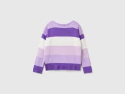Striped boxy fit sweater