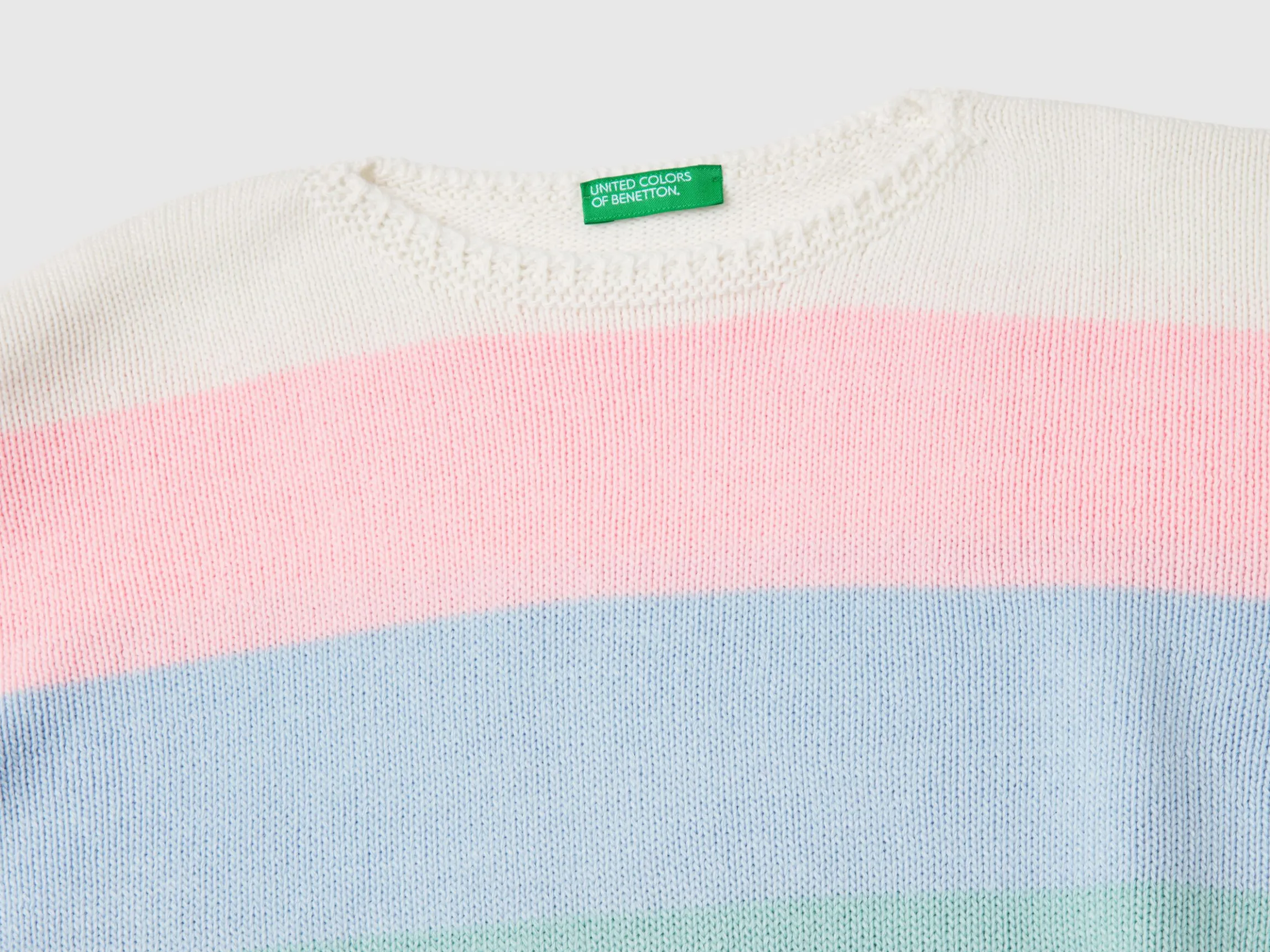 Striped boxy fit sweater