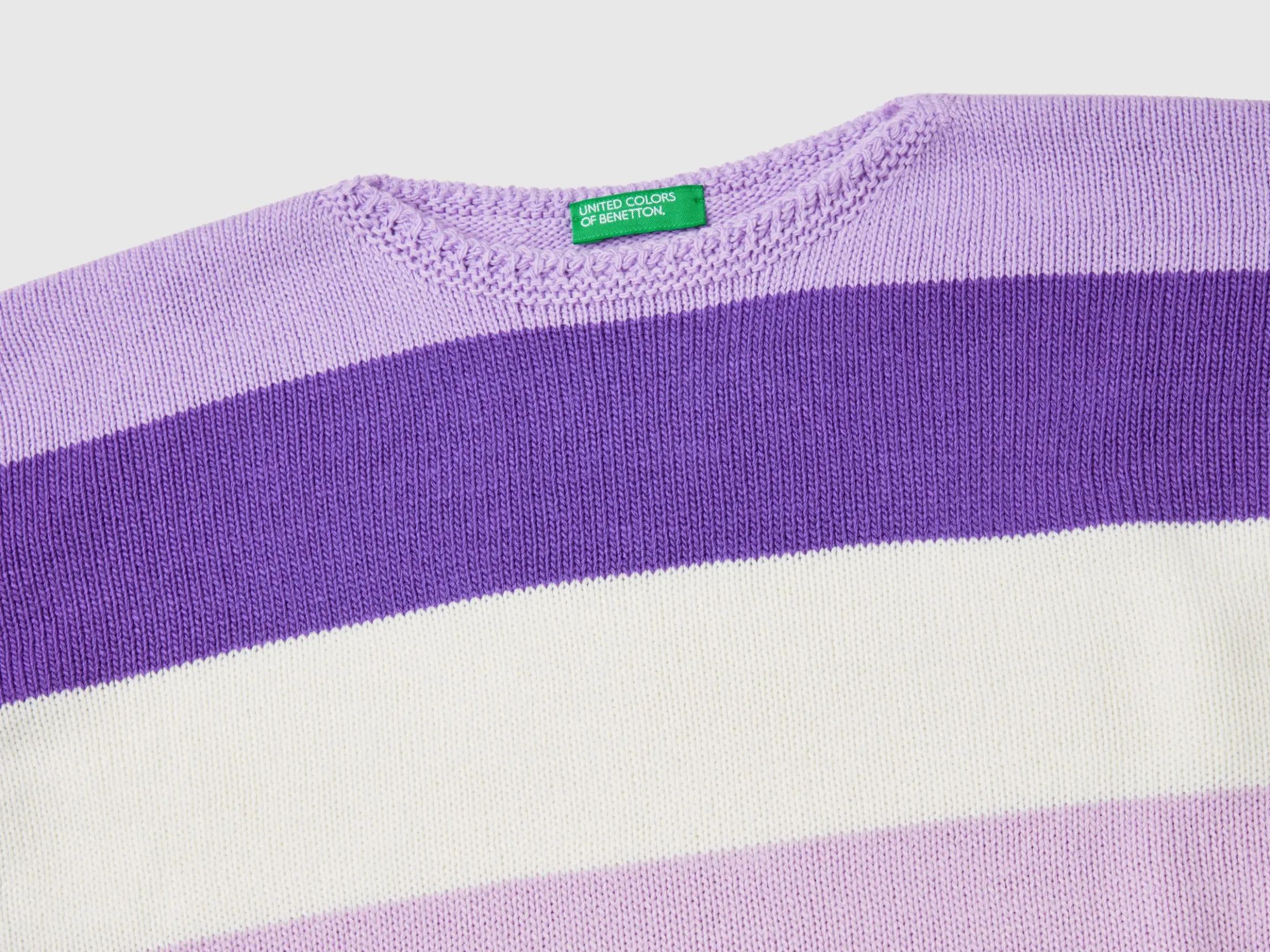 Striped boxy fit sweater