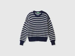 Striped boxy fit sweater