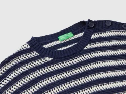 Striped boxy fit sweater