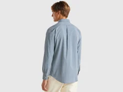 Striped button down shirt
