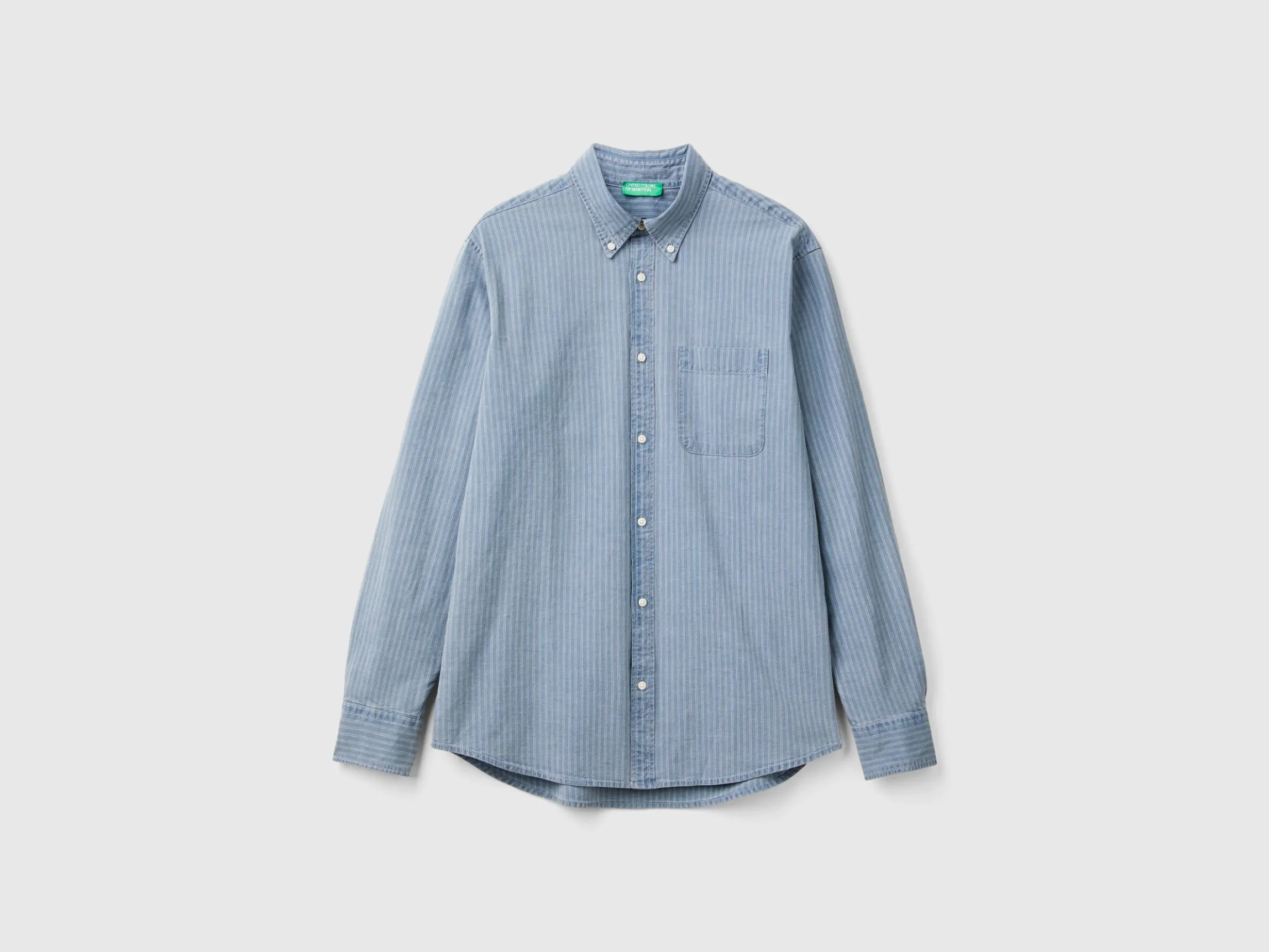 Striped button down shirt