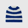 Striped knit hat
