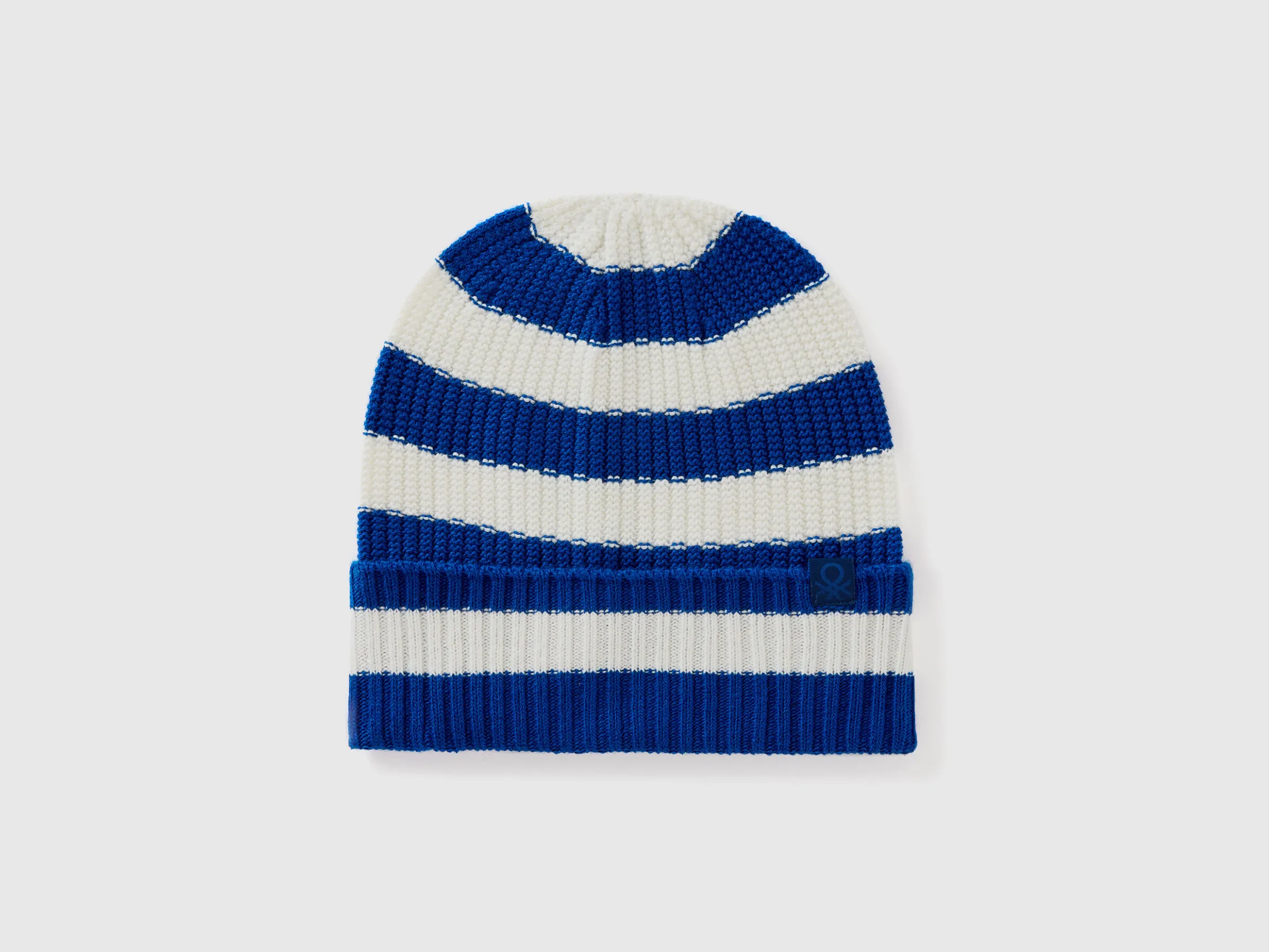 Striped knit hat