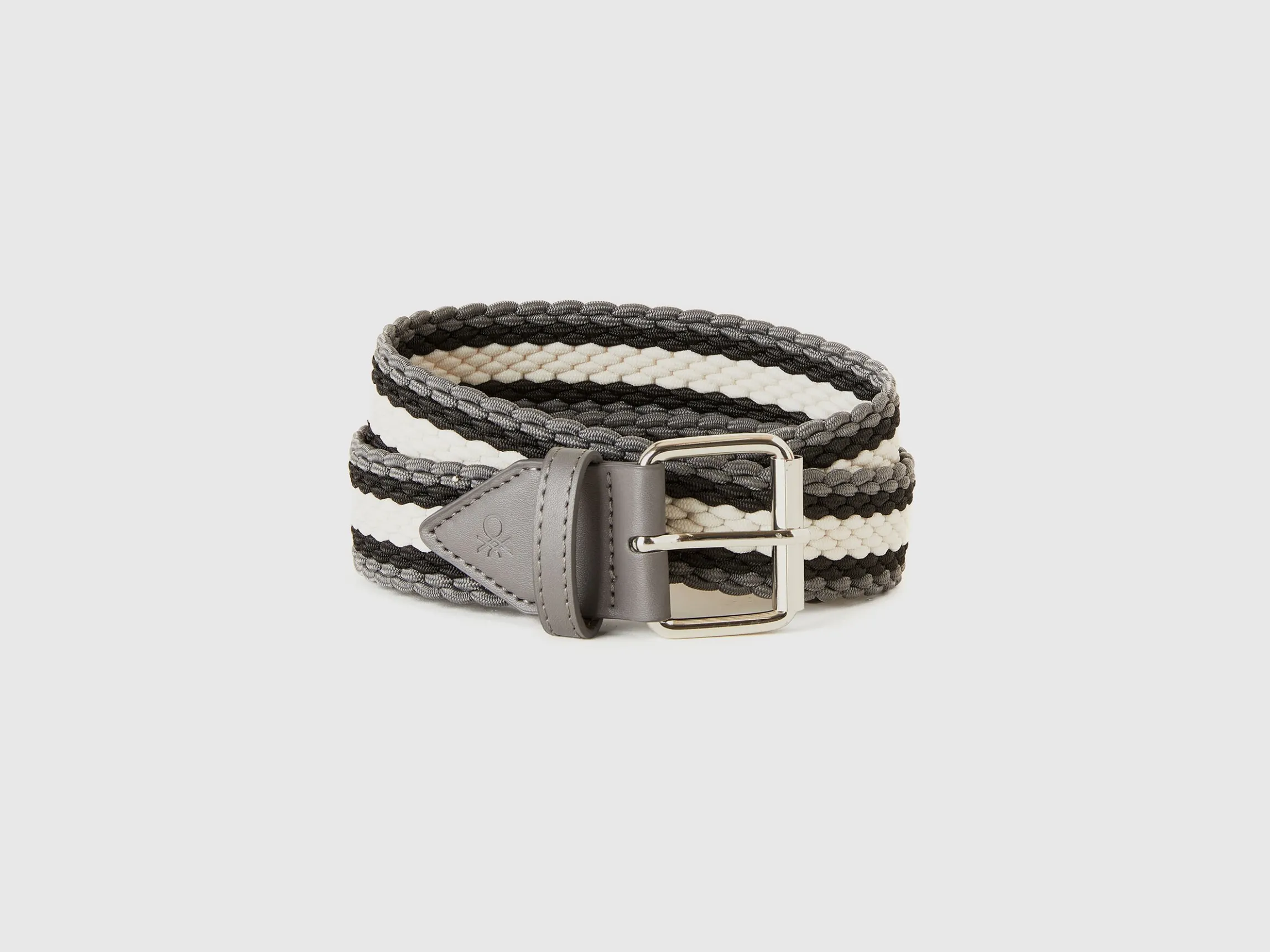 Striped ribbon belt