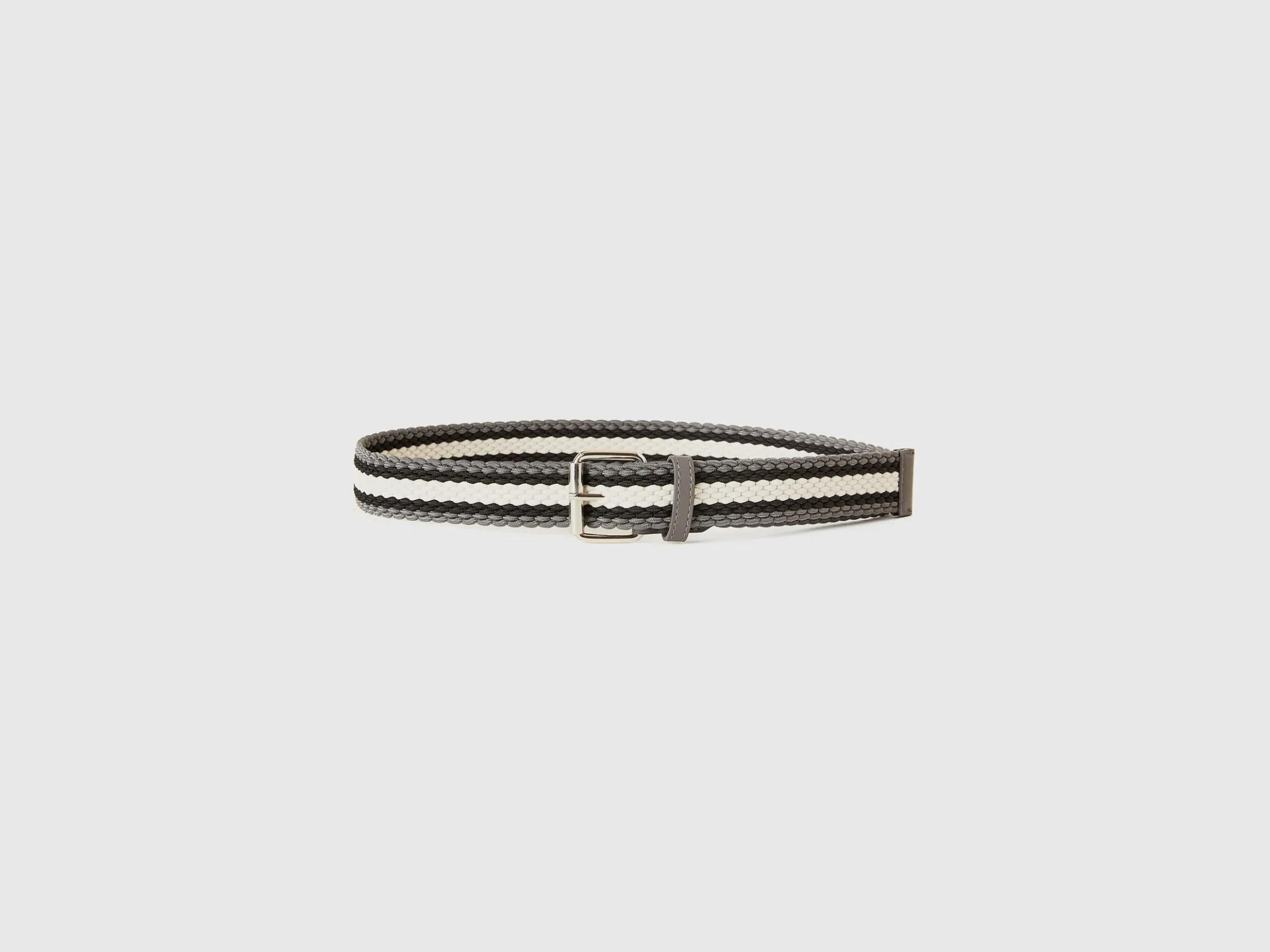 Striped ribbon belt