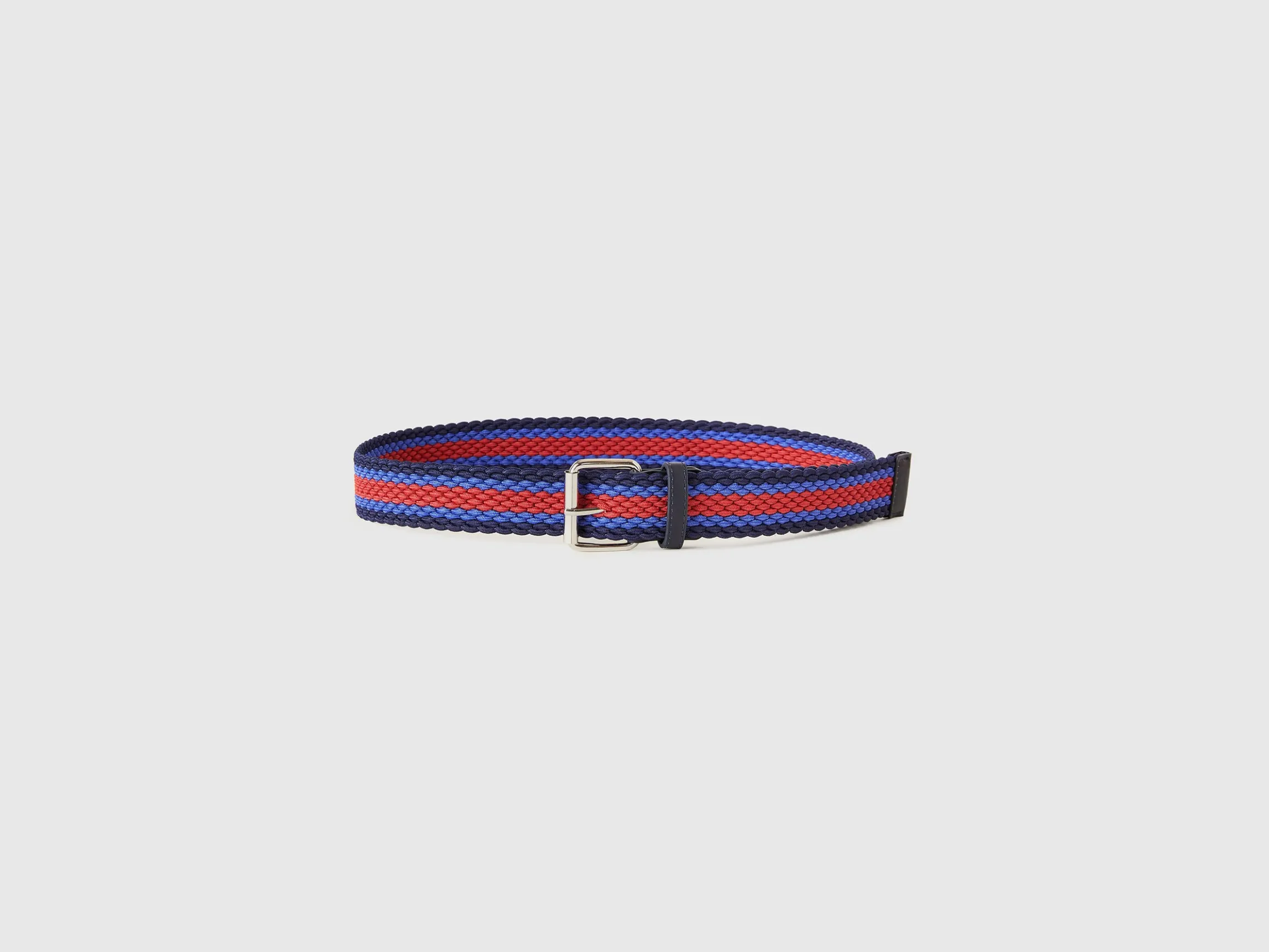 Striped ribbon belt