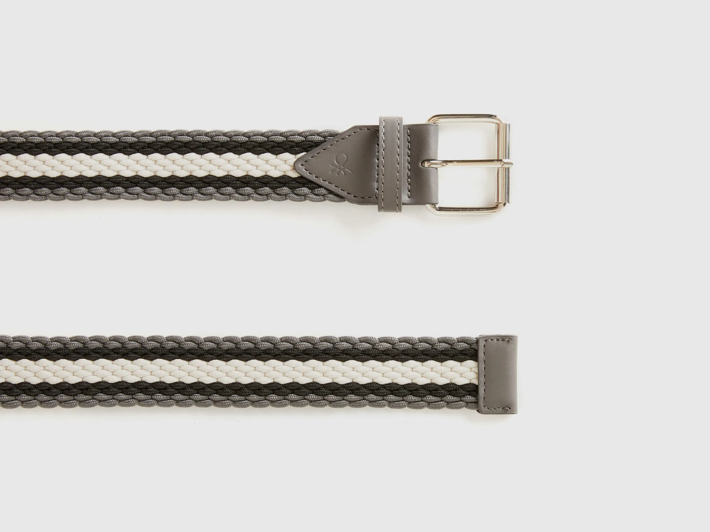 Striped ribbon belt