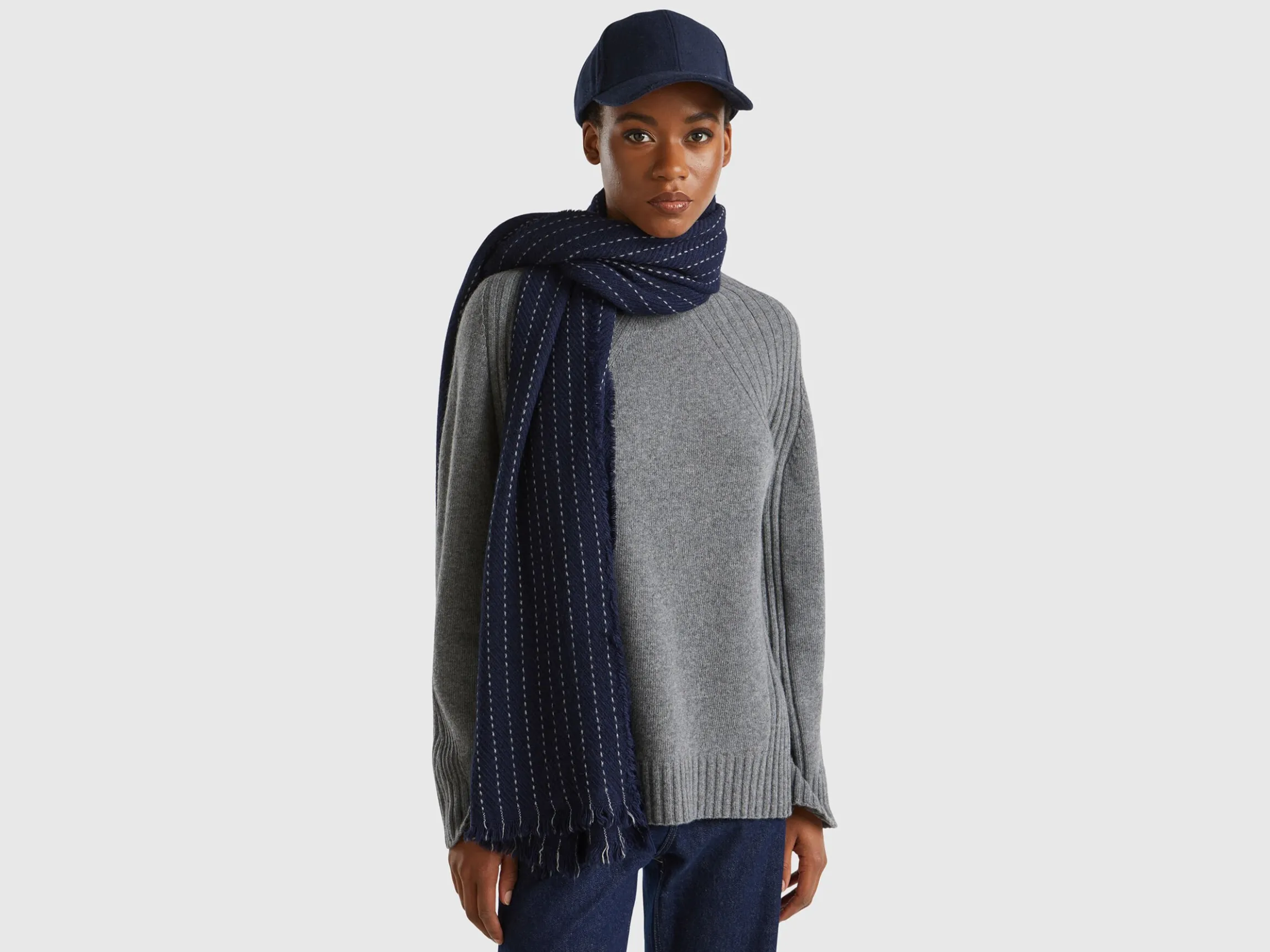 Striped scarf