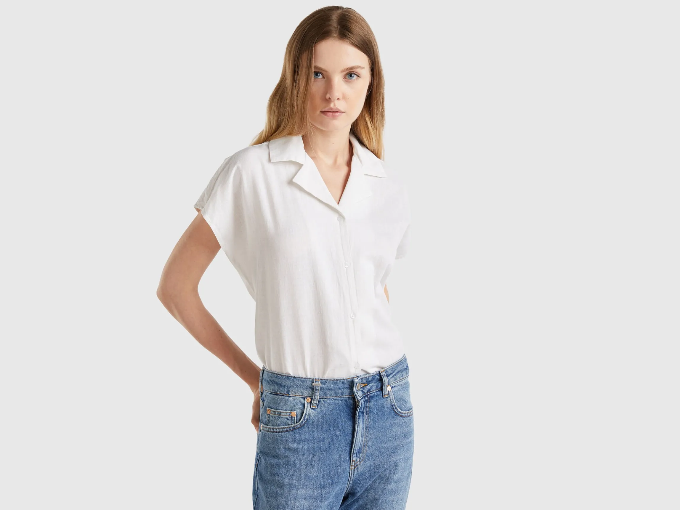 Striped short sleeve shirt