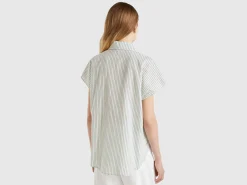 Striped short sleeve shirt