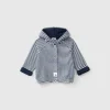 Striped sweatshirt in recycled cotton blend