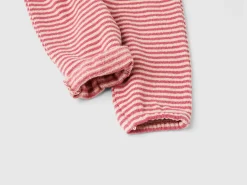 Striped trousers in a recycled cotton blend