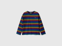 Striped t-shirt in 100% cotton