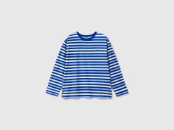 Striped t-shirt in 100% cotton