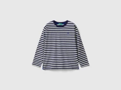 Striped t-shirt in 100% cotton