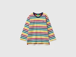 Striped t-shirt in 100% cotton