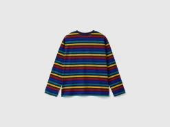 Striped t-shirt in 100% cotton