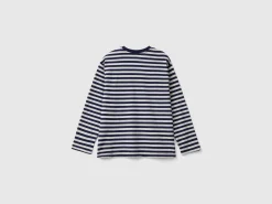 Striped t-shirt in 100% cotton