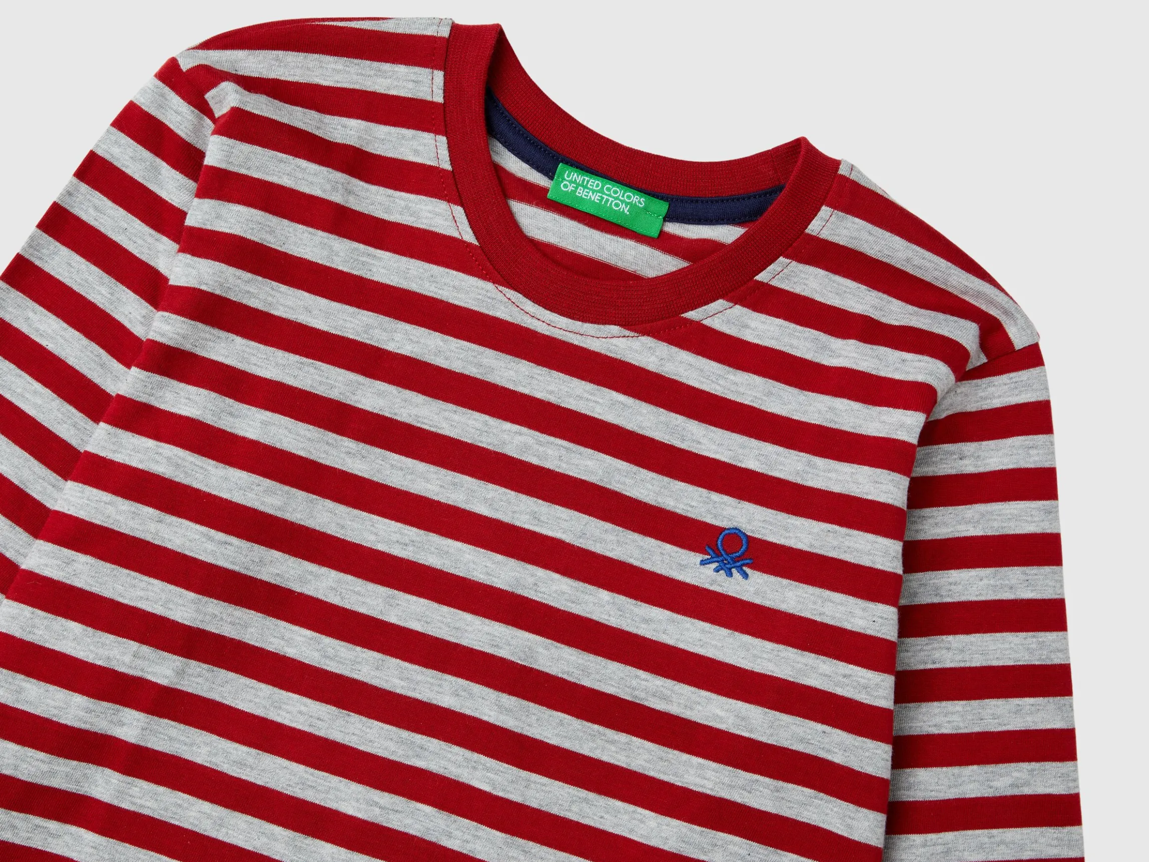 Striped t-shirt in 100% cotton