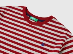 Striped t-shirt in 100% cotton