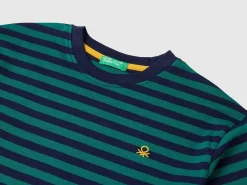 Striped t-shirt in 100% cotton