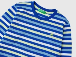 Striped t-shirt in 100% cotton
