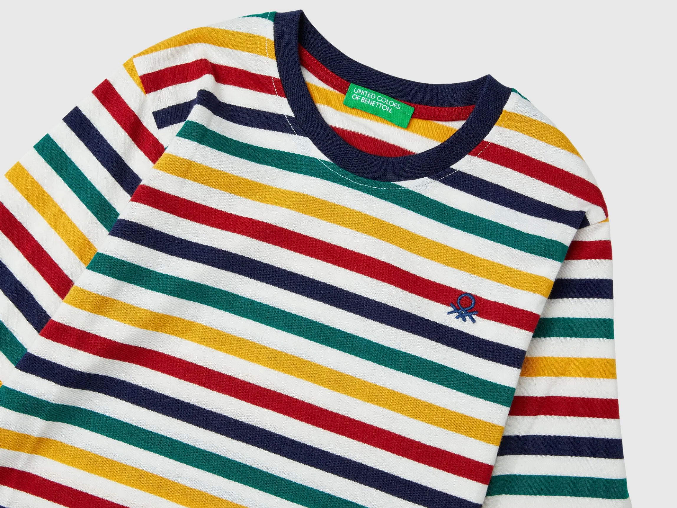Striped t-shirt in 100% cotton